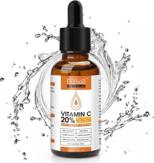 Vitamine C serum gezicht-antirimpel-hyaluronzuur-gezichtsverzorging-20%-Retinol-Verkleind poriën-pigmentvlekken verwijderen